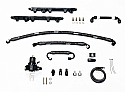  GT1R Fuel Line Kit With Rails - 8AN